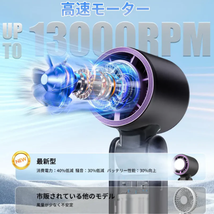 【最新版】楽冷ファン™｜冷却プレート搭載｜瞬間冷却・USB-C充電式・100段階風量調整
