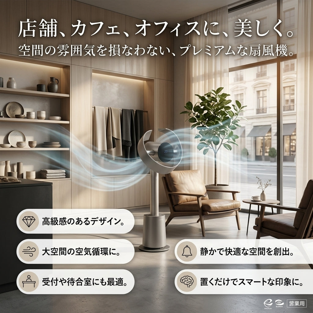 永クール｜DREAME MF10 ブレードレス送風機｜羽根なし・静音・リモコン付き