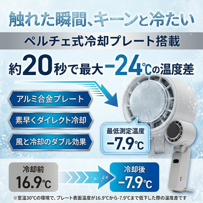 moifan 公式 ハンディファン 扇風機 冷却プレート ハンディファン冷却プレート 冷却ハンディファン 首掛け かわいい おしゃれ 折りたたみ 2025 5000mAh 暑さ対策