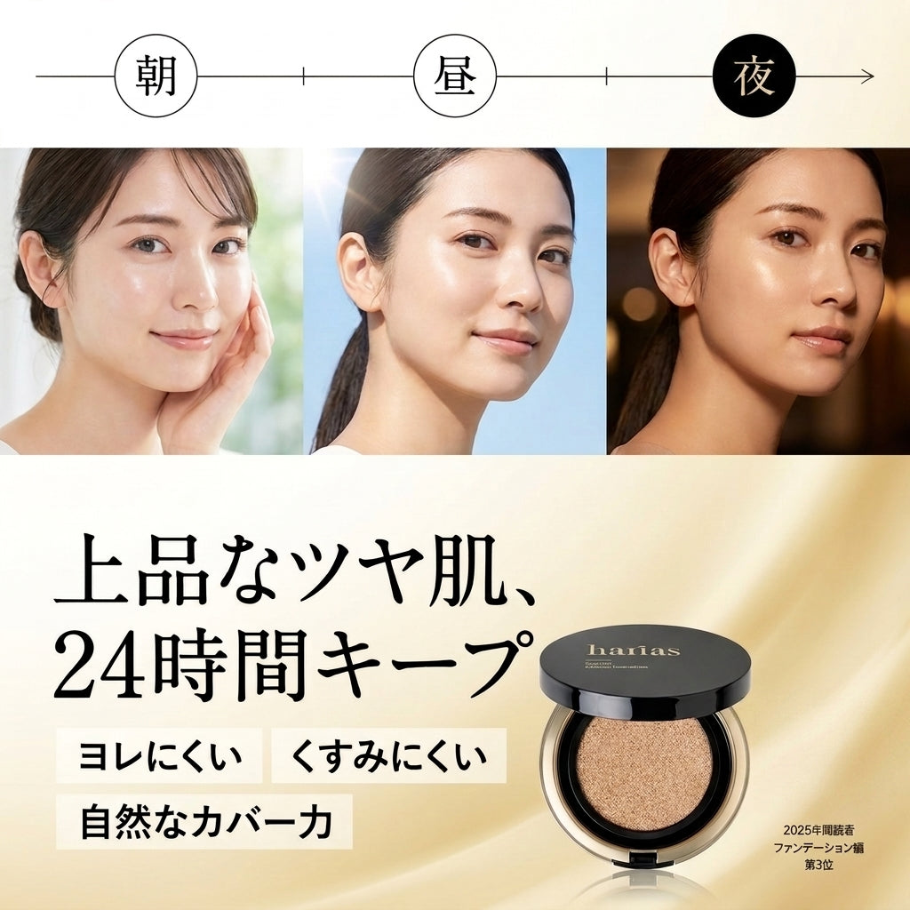 【通常購入】HARIAS（ハリアス）薬用クッションファンデーション